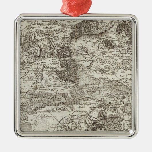 Aix Metalen Ornament (Voorkant)