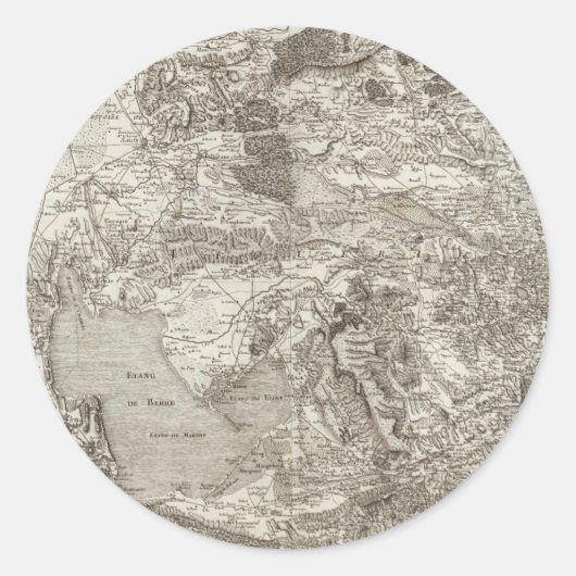 Aix Ronde Sticker (Voorkant)