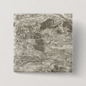 Aix Vierkante Button 5,1 Cm (Voorkant)