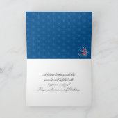 Aiyana Batik Pattern Verlate Verjaardag Kaart (Binnen)