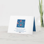 Aiyana Bloem Batik Bruiloft Bedankkaart (Achterkant)