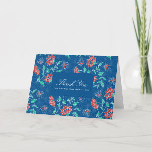 Aiyana Bloem Batik Bruiloft Bedankkaart