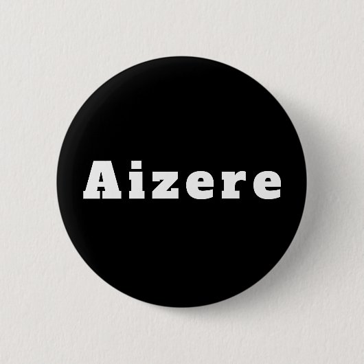 Aizere Ronde Button 5,7 Cm (Voorkant)
