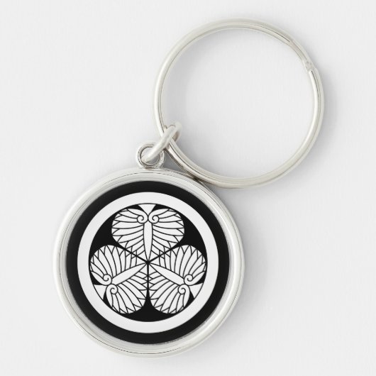 Aizu hollyhock(19) sleutelhanger (Voorkant)