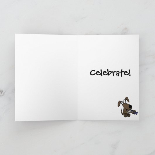 AJ- Grappige het Spelen van de Hond van het Puppy Kaart (Binnen)