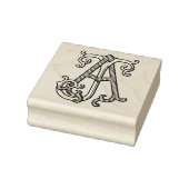AJ Monogram JA Monogram Rubber Inkt Stamp Rubberstempel (Stempel)