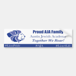 AJA-bumpersticker Bumpersticker