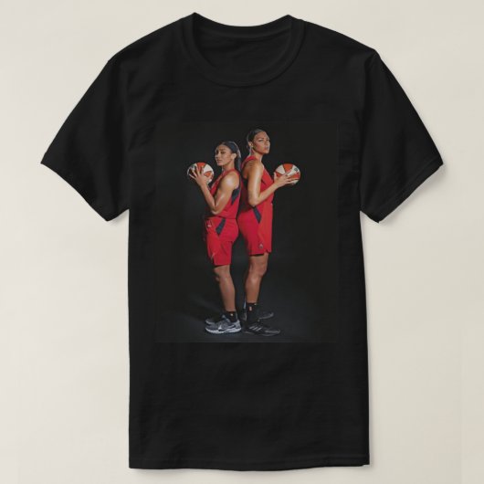 aja Wilson en Liz cambage T-shirt (Design voorkant)