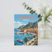 Ajaccio Frankrijk Briefkaart (Staand voorkant)