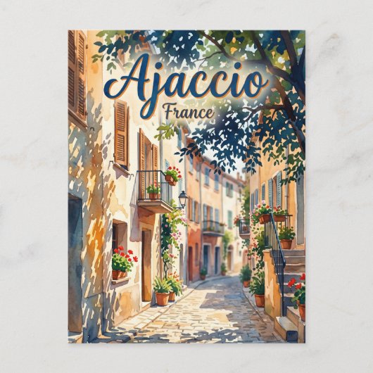 Ajaccio Frankrijk Briefkaart (Voorkant)