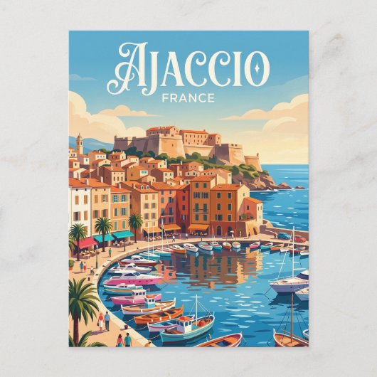 Ajaccio Frankrijk Briefkaart (Voorkant)