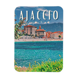 Ajaccio Photo Vintage Magneet