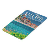 Ajaccio Photo Vintage Magneet (Linkerzijde)