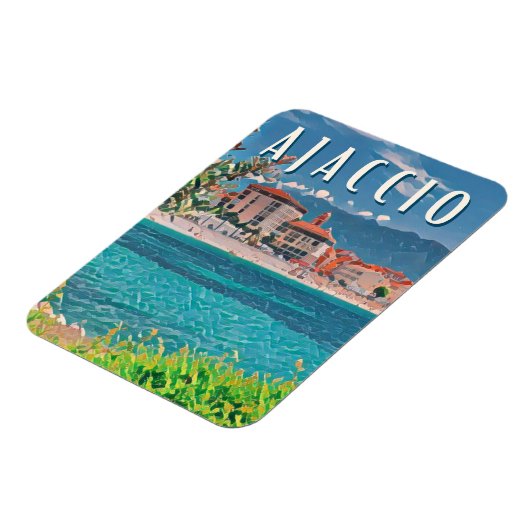 Ajaccio Photo Vintage Magneet (Linkerzijde)