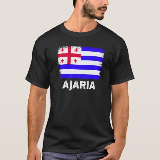 Ajaria Flag Support Adjars People Women Mannen T-shirt (Voorkant)