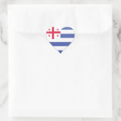 Ajaria liefde vlag trots hart sticker (Tas)