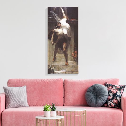Ajax en Cassandra Canvas Afdruk (Insitu (Woonkamer))