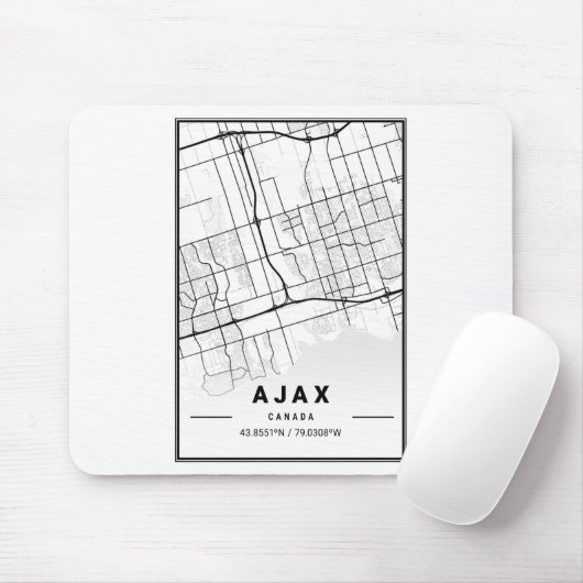 Ajax Light City Map Muismat (Met muis)
