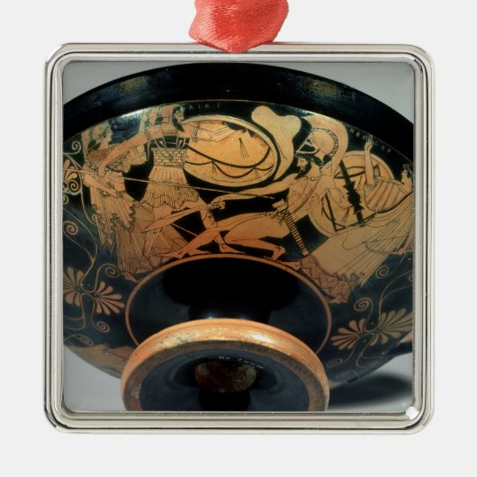 Ajax, opgeëist door Athena Metalen Ornament (Voorkant)