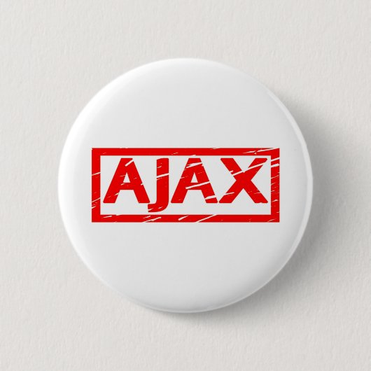 Ajax Stamp Ronde Button 5,7 Cm (Voorkant)