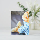 Ajay's Teddy Bear Briefkaart (Staand voorkant)