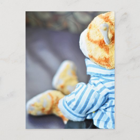 Ajay's Teddy Bear Briefkaart (Voorkant)