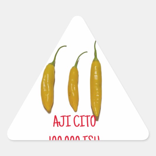 AJI CITO HETE PEPER 100.000 ISH STICKER (Voorkant)
