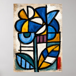 Ajisai Hortensia Tribale Abstractie Poster