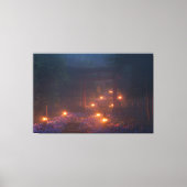 Ajisai no Kaidan (Nacht) Canvas Afdruk (Voorkant)