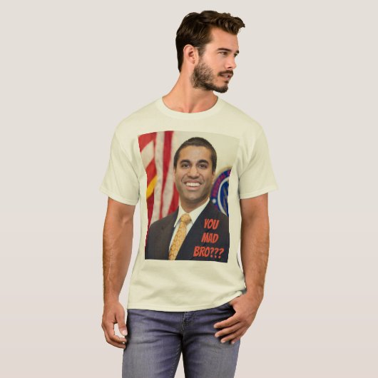 Ajit Pai Net Neutrality Funny T-Shirt (Voorkant volledig)