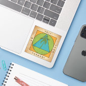 AJJF Convention 2021 3x3 sticker (Laptop met iPhone)