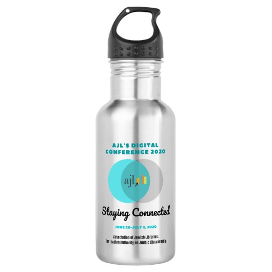AJL 2020 Digital Conference Water Bottle Waterfles (Voorkant)