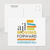 AJL 2021 Conference Briefkaart. Briefkaart (Voorkant / Achterkant)