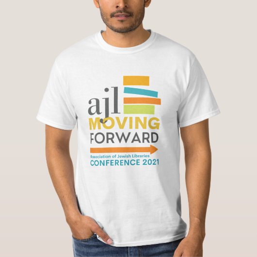 AJL 2021 Conferentie Mannen Shirt. T-shirt (Voorkant)