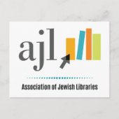 AJL logo en tekst Briefkaart (Voorkant)