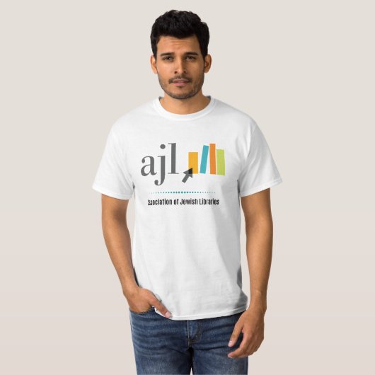 AJL logo en tekst shirt (Voorkant volledig)