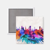 Ajman Skyline Magneet (Voorkant / Achterkant)