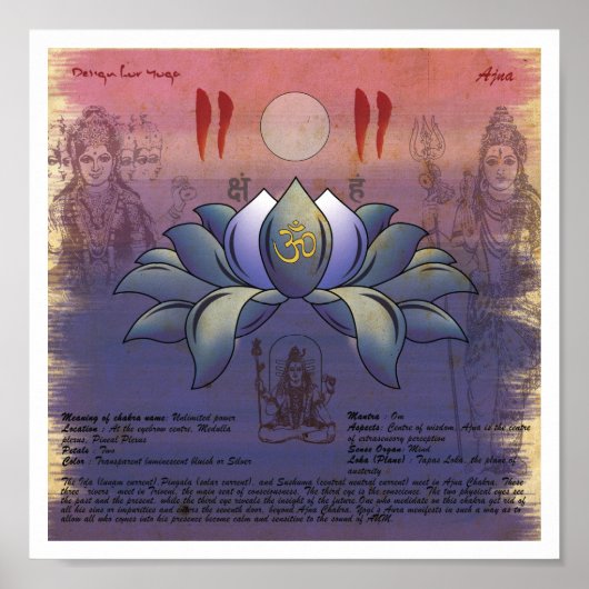 Ajna Chakra Poster (Voorkant)