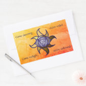 Ajna Chakra "Third Eye" Yoga Insight Lotus Sticker (Envelop)