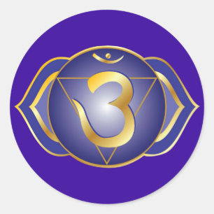 Ajna of derde oog chakra Sticker
