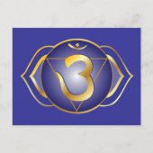 Ajna of derde-oogchakra-Briefkaart Briefkaart (Voorkant)