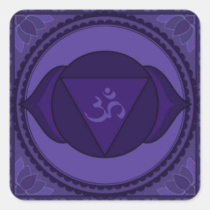 Ajna of derde oogchakra Sticker
