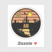Ajo, Arizona Sticker (Vel)