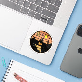 Ajo, Arizona Sticker (Laptop met iPhone)