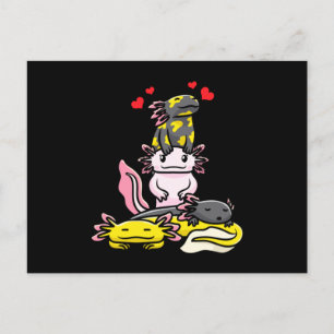 Ajolote Kawaii Briefkaart