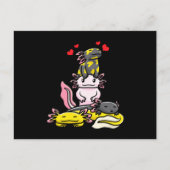 Ajolote Kawaii Briefkaart (Voorkant)