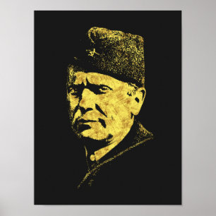 ĀJosip Broz Tito ĀPresident van Joegoslavië SFRJ Poster