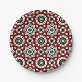 Ajrak Tribal Pattern Bord (Voorkant)