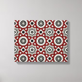 Ajrak Tribal Pattern Canvas (Voorkant)