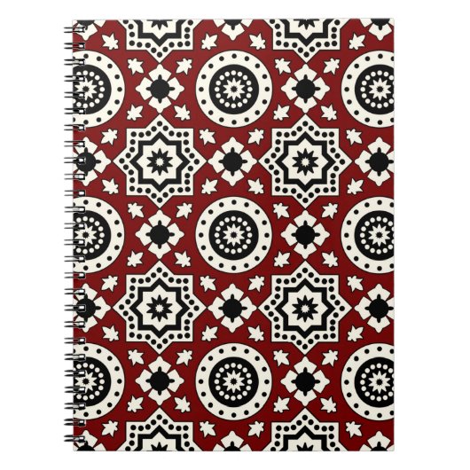 Ajrak Tribal Pattern Photo Notitieboek (Voorkant)